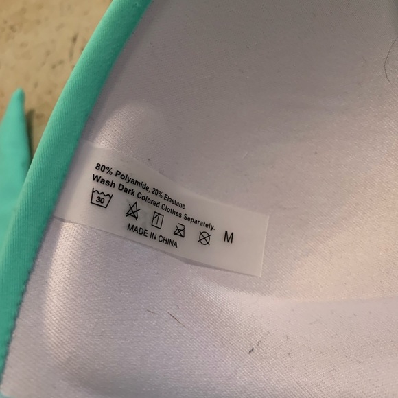 💜 Turquoise Padded Push-Up Bikini Swimsuit Set (S/M) - Picture 3 of 6